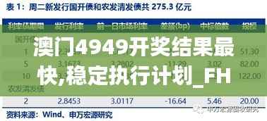 澳门4949开奖结果最快,稳定执行计划_FHD4.267