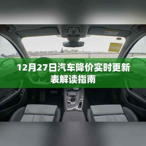 汽车降价实时更新表解读指南,12月27日全面解析