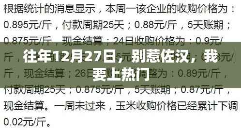 别惹佐汉,年终冲刺热门的日子