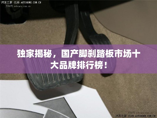 独家揭秘,国产脚刹踏板市场十大品牌排行榜!